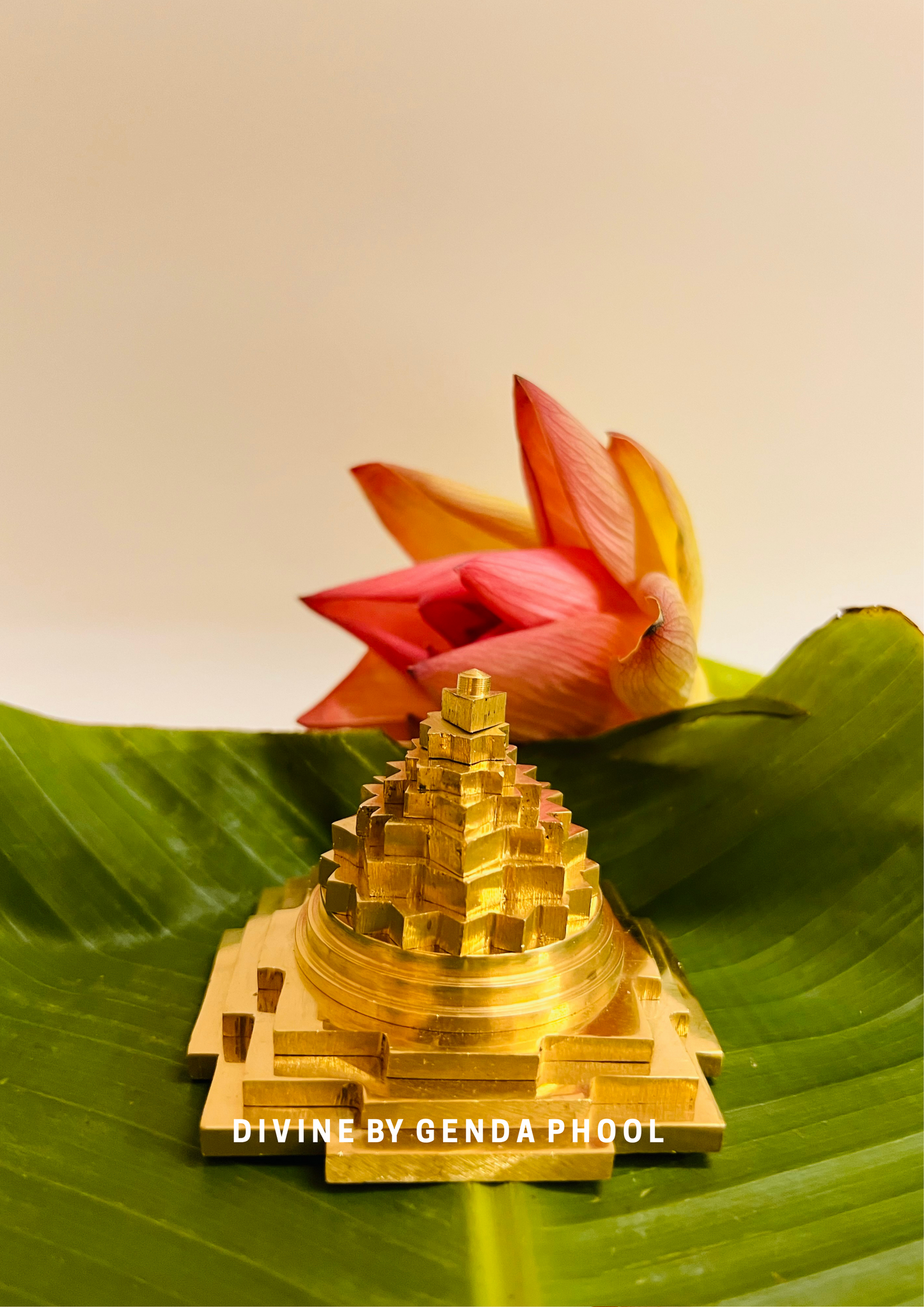 Handcrafted Antique Brass Maha Meru Shree Yantra