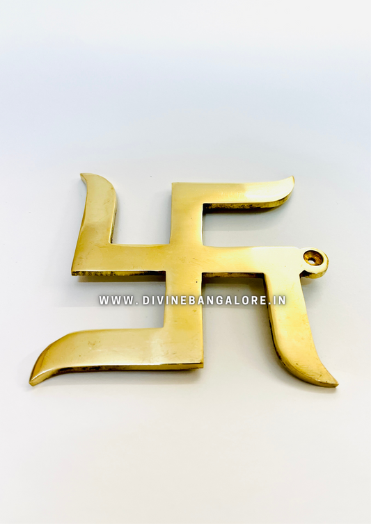 Brass Swastik Wall/Door Hanging