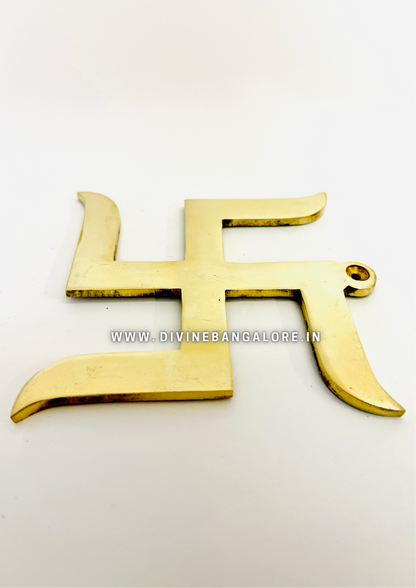 Brass Swastik Wall/Door Hanging