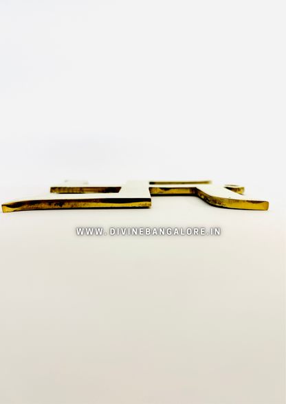 Brass Swastik Wall/Door Hanging