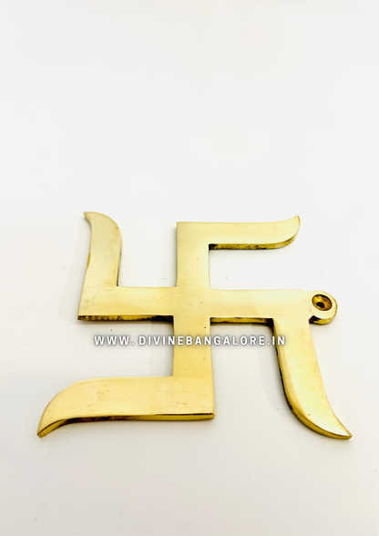 Brass Swastik Wall/Door Hanging