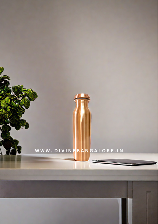 100% Pure Copper Water Bottle