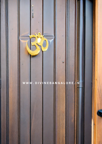 Brass Om Wall/Door Hanging